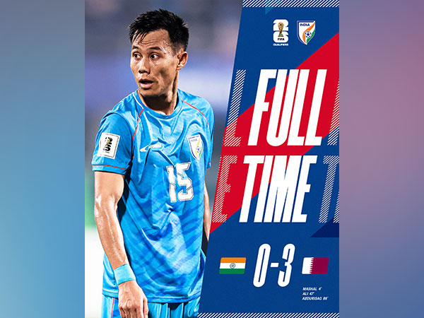 India registered a 3-0 loss to Qatar. (Photo- AIFF Twitter)