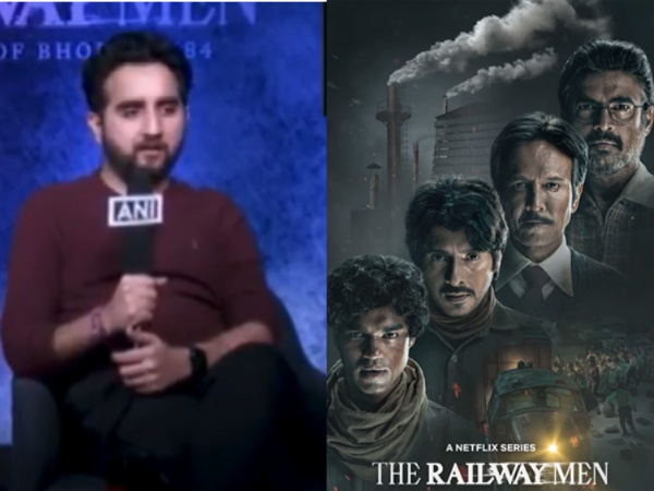 Shiv Rawail (Image source/ANI), 'The Railway Men' poster (Image source: Instagram) 
