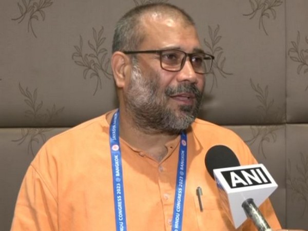 Swami Vigyanananand, chairman of World Hindu Foundation (Photo/ANI)