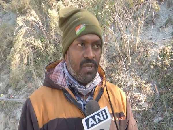 Brother of labour trapped in Uttarkashi tunnel (Photo/ANI)