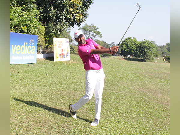 Golfer Om Prakash Chouhan in action during Masters 2023 (Image: PGTI)