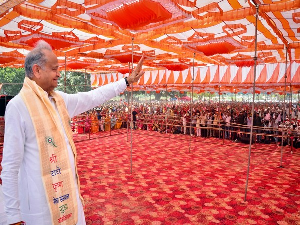 Rajasthan Chief Minister Ashok Gehlot (File Photo/ANI)
