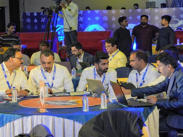 Telugu Yoddhas team officials at UKK auction (Image: Telugu Yoddhas)