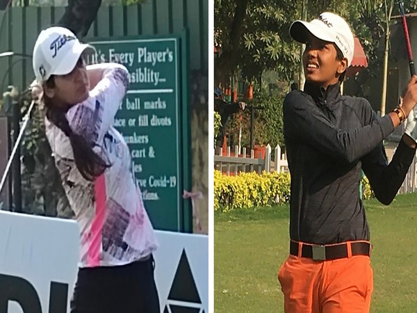 Neha Tripathi, Sneha Singh during 16th Leg of Women’s Pro Golf Tour (Image: WPGT)